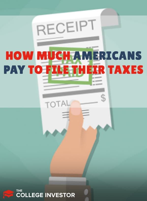 How Much Americans Pay To File Their Taxes