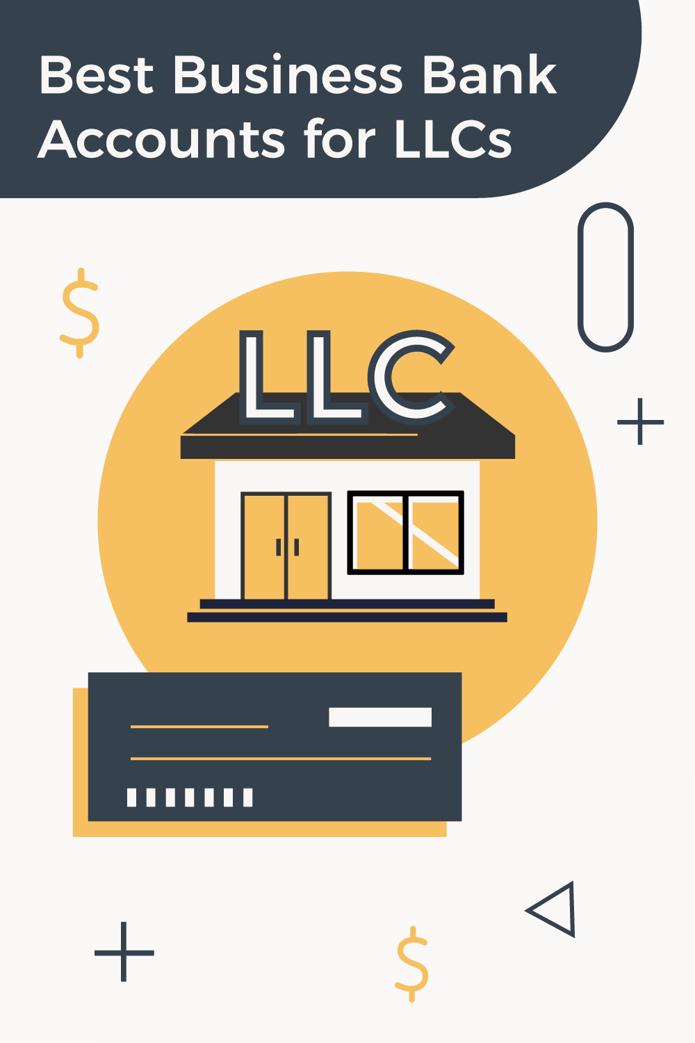 best business bank accounts for LLCs pinterest image