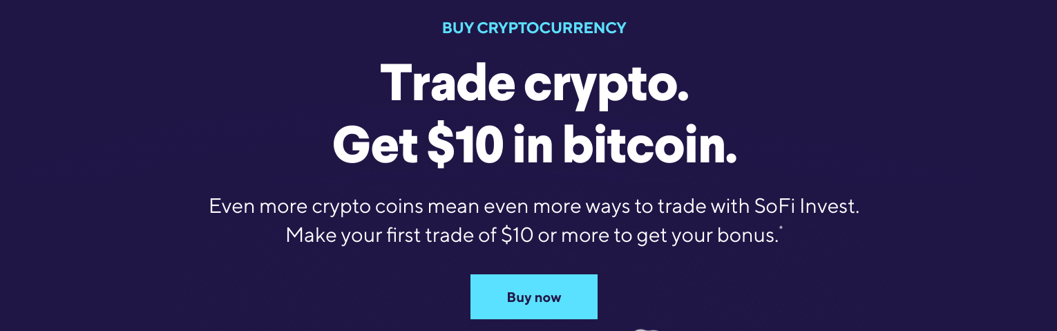 SoFi Active Investing trade crypto